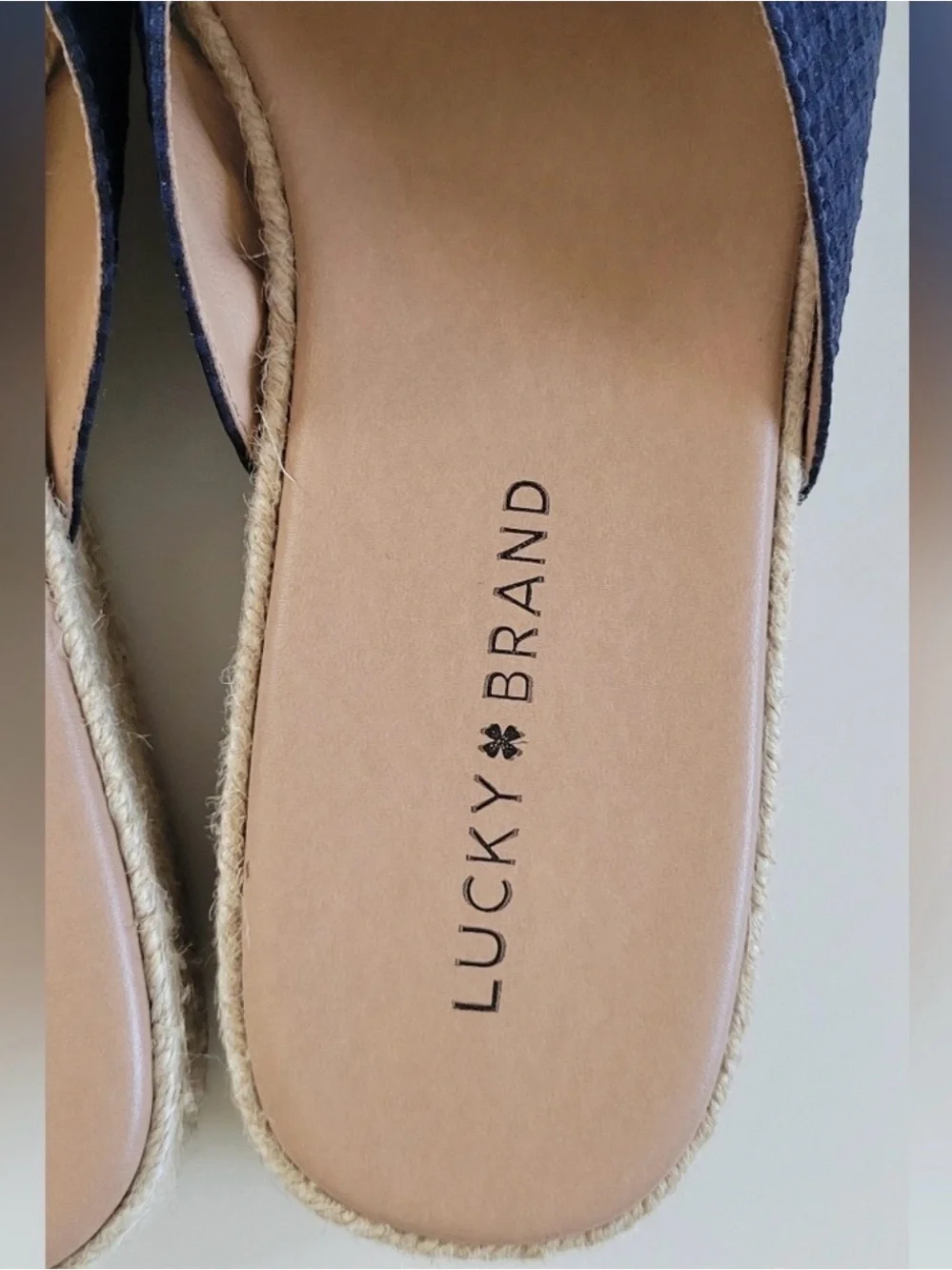 Summer Blowout Sale 3 pairs espadrille wedges. Blue, Cream, Black. 9.5 like NEW!